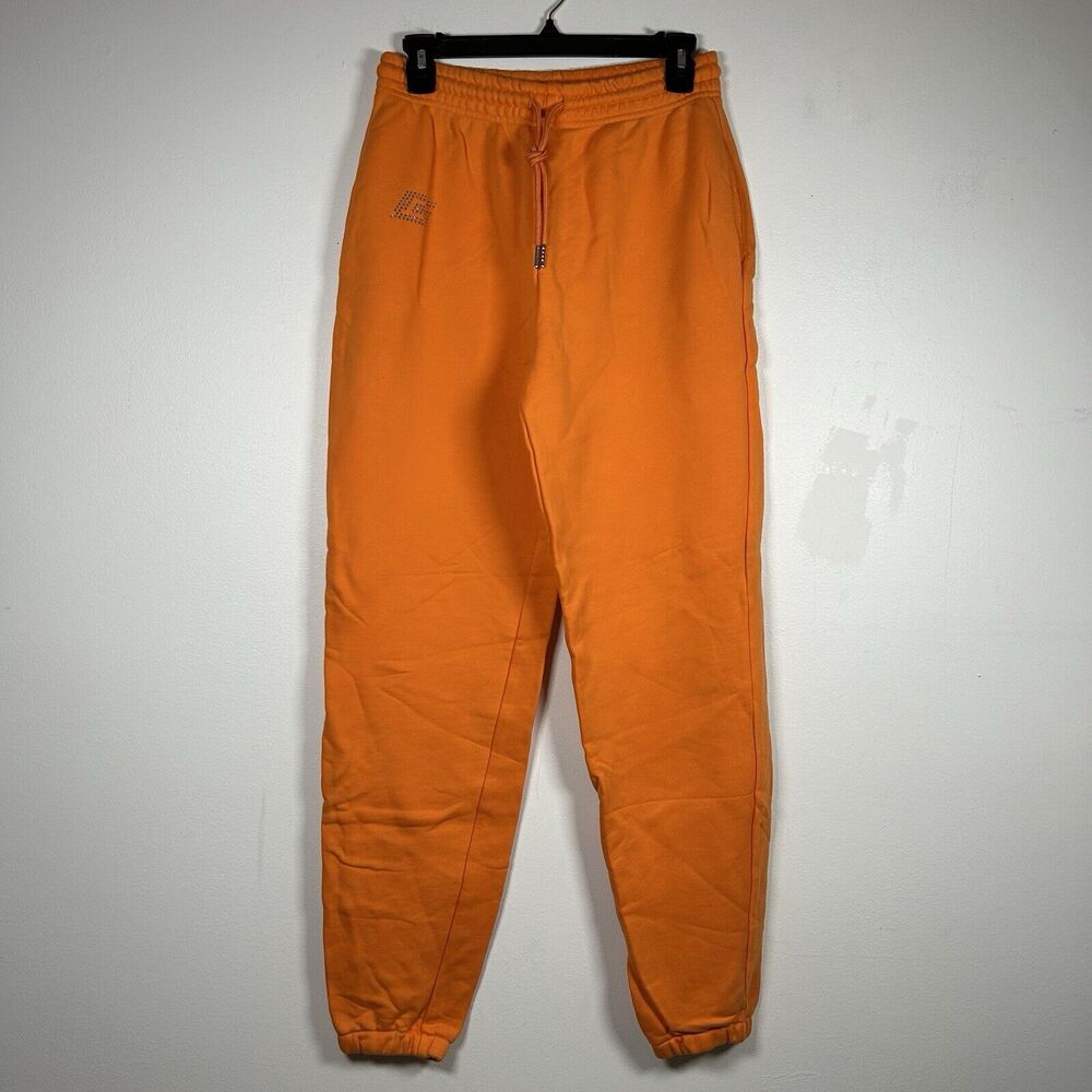 I.AM.GIA Women’s Kasen Pant High Waisted Jogger Sweatpants Orange Womens Size XS